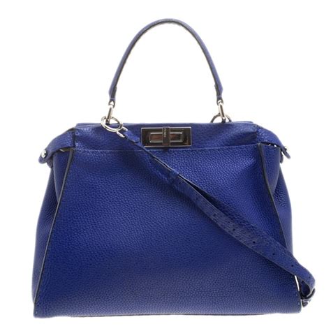 fendi blau|Bags .